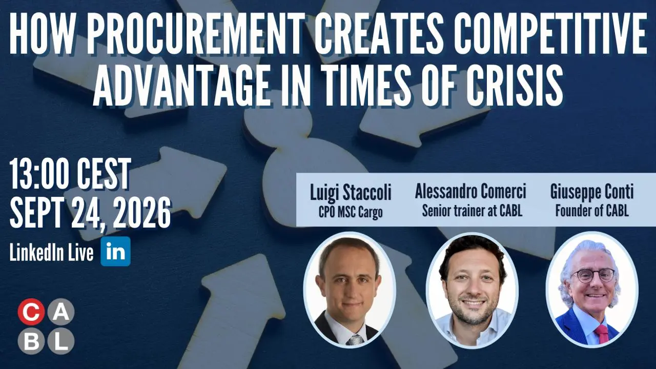 How Procurement Creates Competitive Advantage In Times Of Crisis